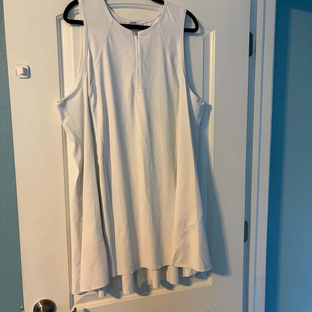 Athleta Ace Tennis Dress White 3X
